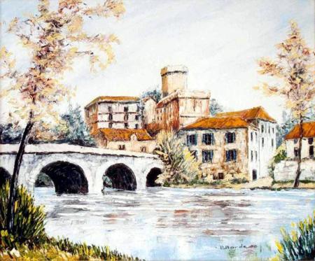 le chateau de BOURDEILLE