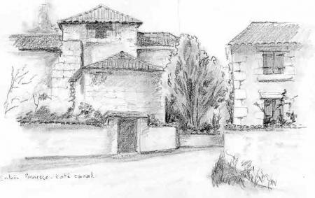 le bourg d'ANNESSE 24